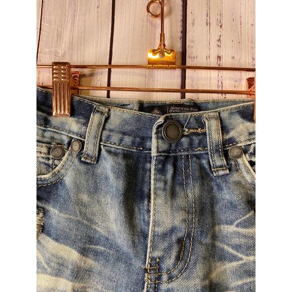 Road Narrows Blue Jean Shorts Boys Sz 5 - Picture 7 of 8